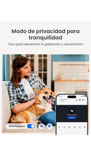 Cámara Reolink 2K WiFi Interior 360°