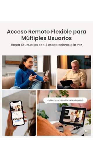 Cámara Reolink 2K WiFi Interior 360°