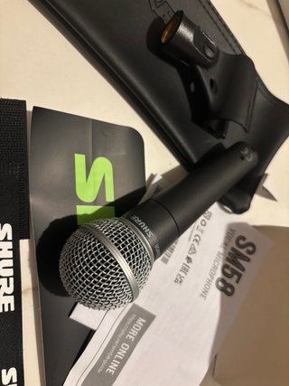Micrófono Shure SM58 Negro