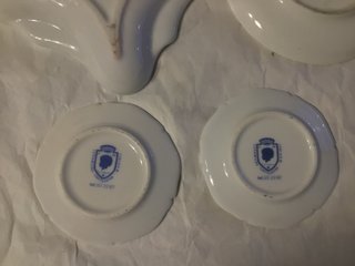 6 Ceniceros de Cerámica con motivos Militares