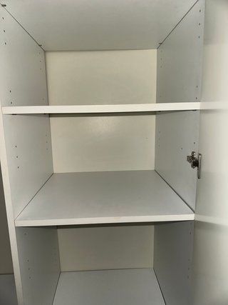 Armario blanco ropero 2 puertas + cajón y estantes