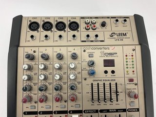 mesa mezclas leem lfx4d