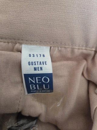 Pantalón chino EAC Bavina elástico beige