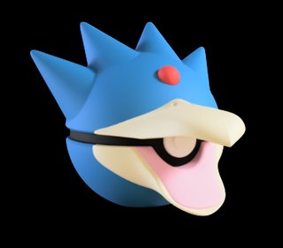 Pokéball de Golduck Impresa en 3D