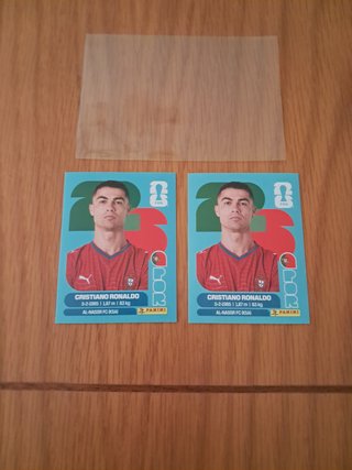 Pack 2 Cromos Ronaldo Mundial 2026 Panini