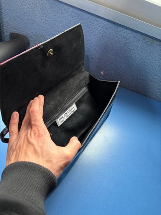 Borsa Balenciaga Vintage Nero e fucsia