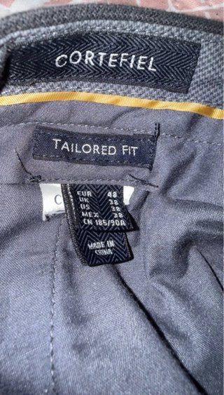 Pantalón Chino Cortefiel Talla 48 Negro
