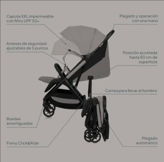Lionelo Julie Air Carrito Bebé Ligero Plegable New