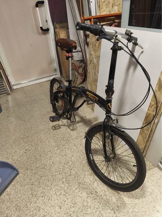 Bicicleta Plegable Negra