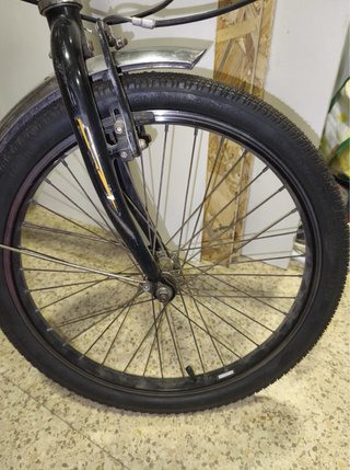 Bicicleta Plegable Negra
