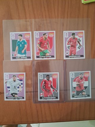 Pack 6 Extra Stickers Mundial 2026 panini