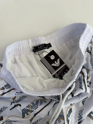 Bañador EA7 Emporio Armani Blanco Estampado