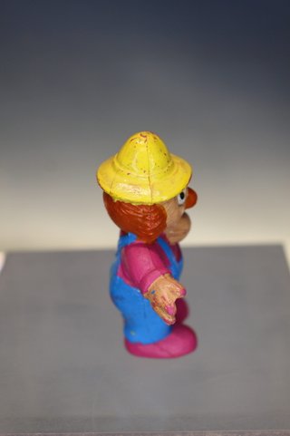 Barrio Sésamo: Don Pimpón. Figura de PVC. Sin marca, bootleg, vintage.