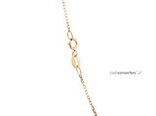 collar oro 18k con piedra 22cm