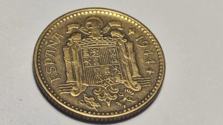 Moneda 1 Pta 1944 FRANCO,  ESTADO ESPAÑOL