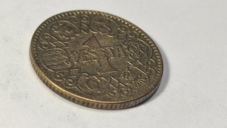 Moneda 1 Pta 1944 FRANCO,  ESTADO ESPAÑOL