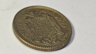 Moneda 1 Pta 1944 FRANCO,  ESTADO ESPAÑOL