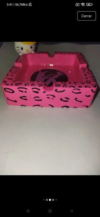 Cenicero Metrika con figura Hello Kitty