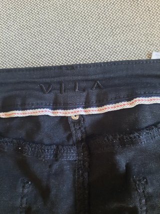 Falda vaquera negra