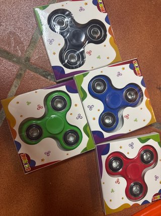 Spinner Colores (Negro, Azul, Verde, Rojo)
