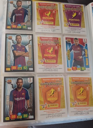 Colección Adrenalyn 2018-19 Panini Completa