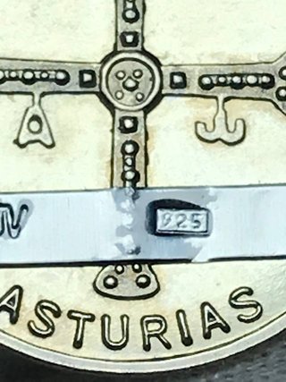 Moneda Rey Asturias Alfonso II Plata Ley + Regalo