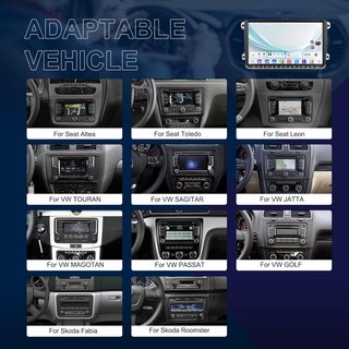 2G+64G Carplay Android 13 Radio WV / SEAT / SKODA