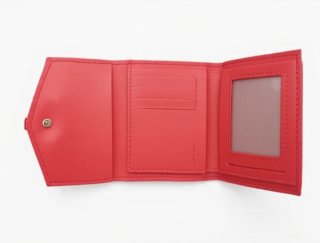 Portafogli Rosso con Cuore Dorato
