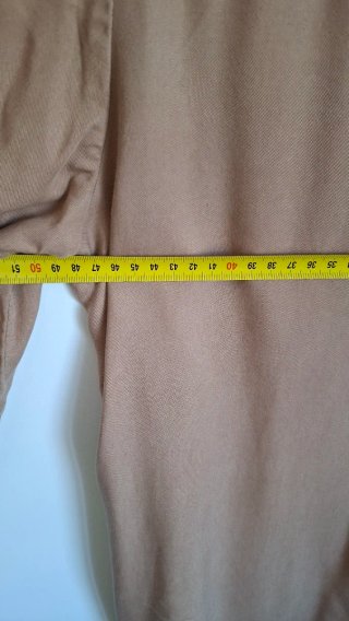 Vestido Camisero Sfera Talla L Beige Lyocell