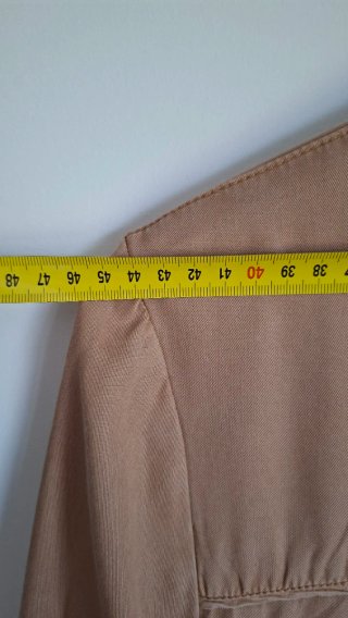 Vestido Camisero Sfera Talla L Beige Lyocell