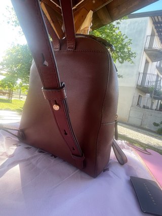 Zaino The Bridge nuovo in pelle marrone