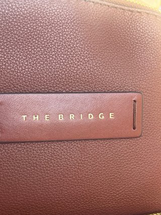 Zaino The Bridge nuovo in pelle marrone