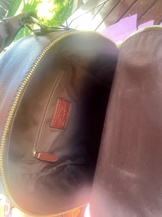 Zaino The Bridge nuovo in pelle marrone