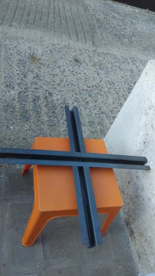 Base para sombrilla de hierro