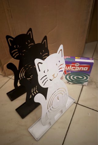 3 Porta zampirone gatto metallo