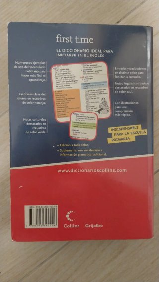 First Time Ingles: Diccionario bilingue Espanol...