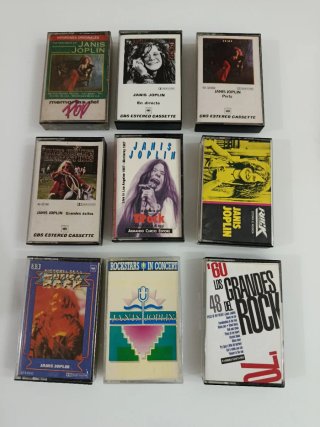 9 JANIS JOPLIN Cintas Cassettes ELIGE
