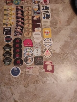 Lote de 70 posavasos di birra 4€
