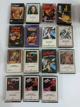 15 TED NUGENT Cintas Cassettes ELIGE