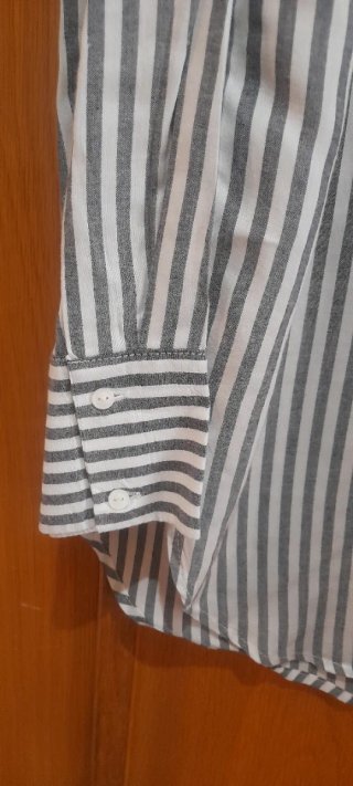 Camisa oversize rayas talla S Bershka