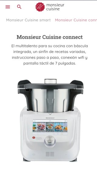 Monsieur Cuisine connect con complementos