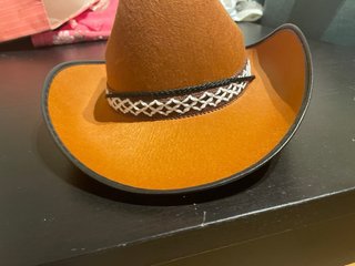 Cappello cowboy arancione bambino
