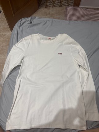 Camiseta Levi's manga larga blanca