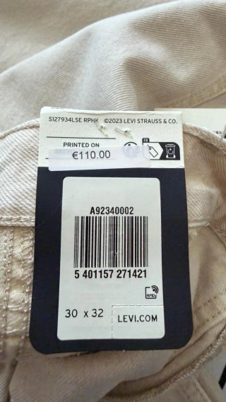 Pantalones Levi's 555 Relaxed Straight Talla M
