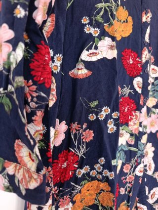 Camisola lm floral azul talla S