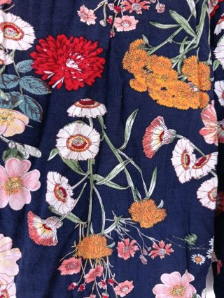 Camisola lm floral azul talla S