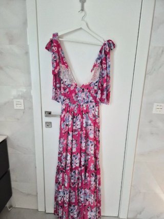 Vestido largo estampado floral Claudie Pierlot