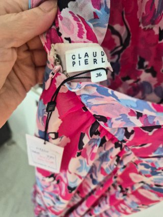 Vestido largo estampado floral Claudie Pierlot