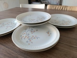 Piattini porcellana CP GDR decorati