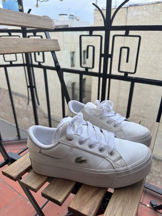Zapatillas Lacoste Blancas Mujer Talla 37